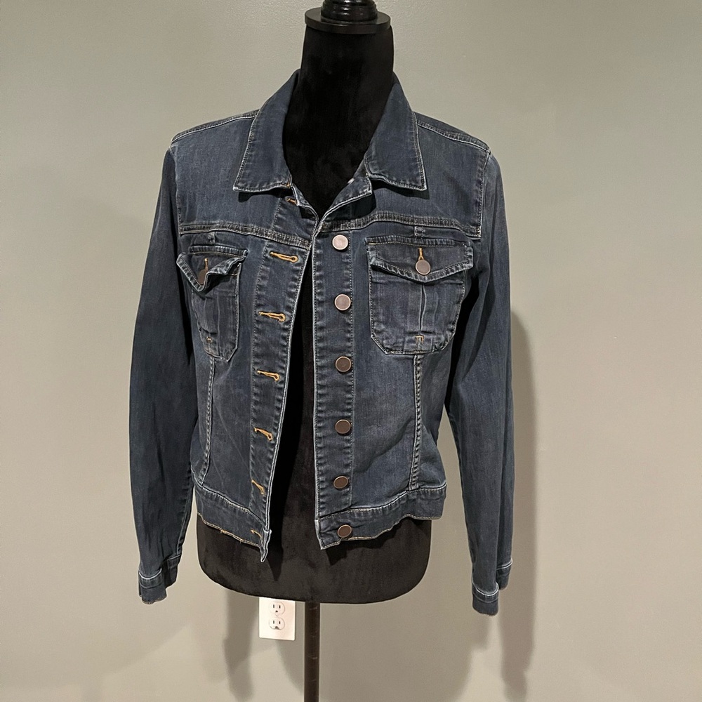 Kut from the Kloth Amelia Denim Jacket, EUC, Size L